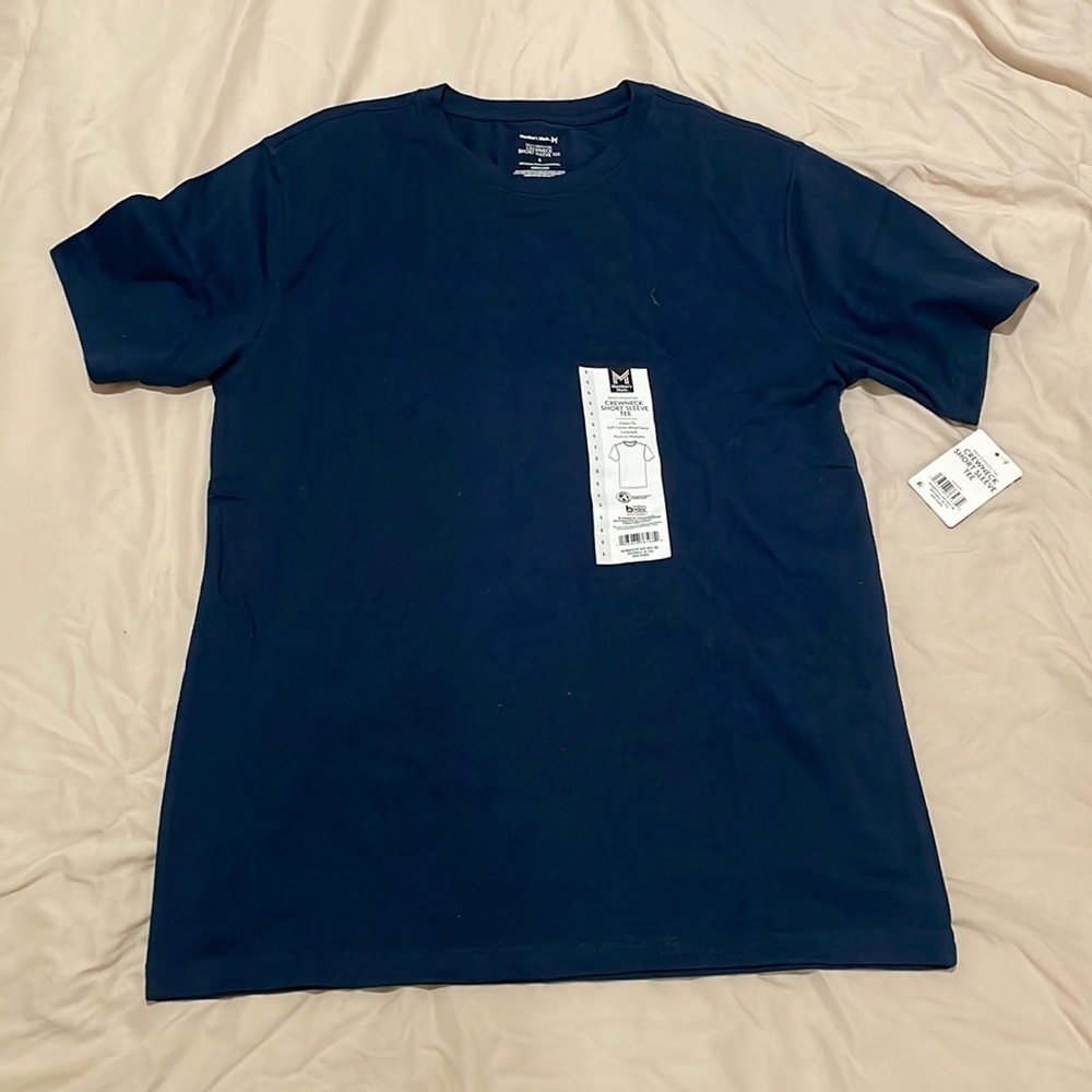 NWT Basics Navy Blue Tee